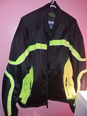 BILT Men’s Hi-Viz Motorcycle Mesh Jacket – Size 3XL – Excellent Condition
